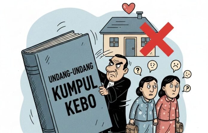 Ilustrasi KUHP Kumpul Kebo. (Foto: Ist)