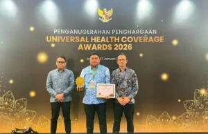 Pemkab Sangihe Raih Penghargaan UHC Madya Tingkat Nasional