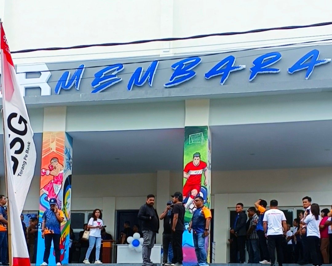 Gelanggang Olahraga (GOR) Membara. (Foto. Ist)