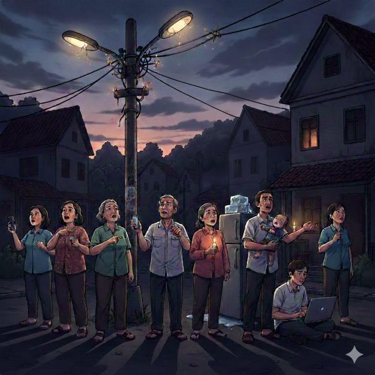 Gambar Ilustrasi Pemadaman Listrik (Foto.ist)