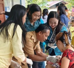 Posyandu Kampung Utaurano Gelar Pemberian Vitamin A dan Obat Cacing, Masyarakat Antusias Datang