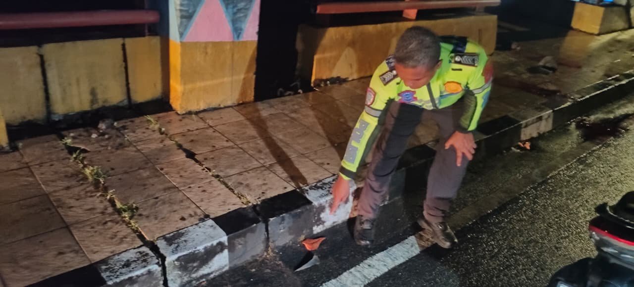 Polisi di tempat kejadian perkara. (Foto: Ist)