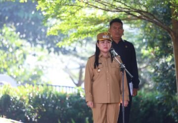 Bupati Sitaro Pimpin Apel Perdana, Tekankan Disiplin dan Pelayanan Publik