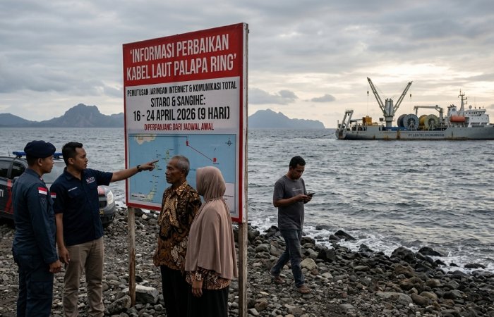 Pemutusan layanan total di wilayah Kabupaten Kepulauan Sangihe dan Kabupaten Kepulauan Siau Tagulandang Biaro (Sitaro) dipastikan bertambah tiga hari dari rencana semula. (Foto: Ilustrasi)