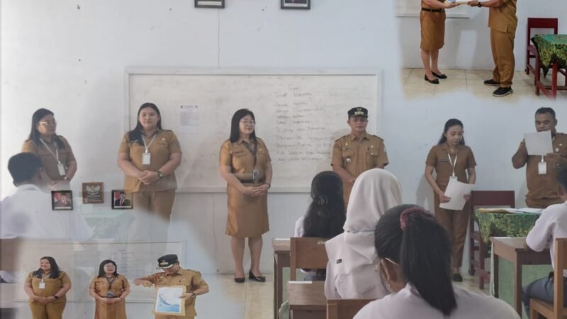 US SMA Negeri 1 Kendahe Dimulai, Camat Tekankan Ketelitian dan Kejujuran