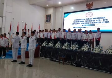 Jaksa Agung Muda Intelijen Kukuhkan Pengurus ABPEDNAS se-Sulawesi Utara
