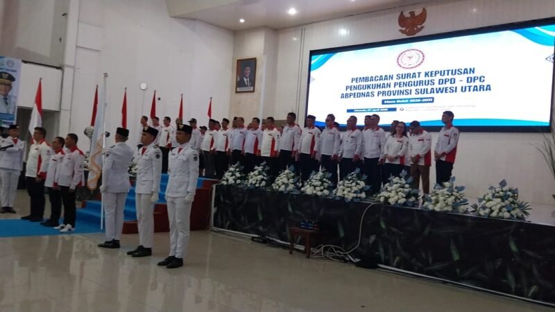 Jaksa Agung Muda Intelijen Kukuhkan Pengurus ABPEDNAS se-Sulawesi Utara