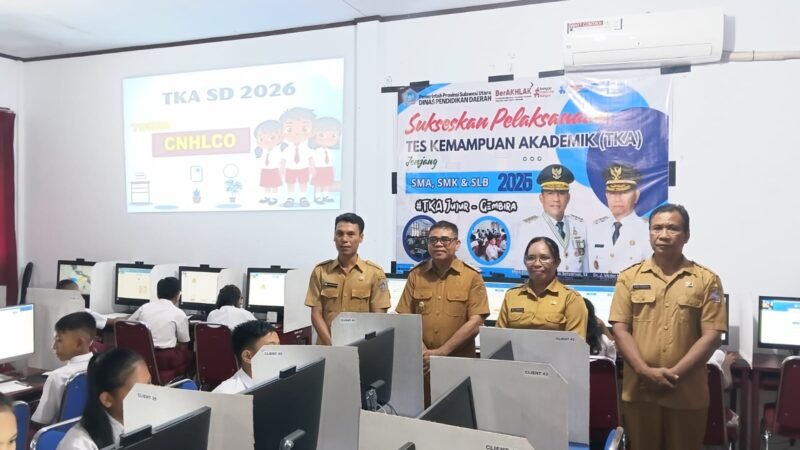Wabup Sitaro Buka TKA 2026, Tekankan Kejujuran dan Semangat Belajar