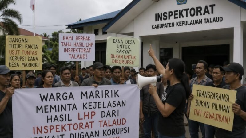 Inspektorat Talaud Dinilai Tertutup, Warga Pertanyakan Penanganan Dugaan Penyalahgunaan Dana Desa Maririk