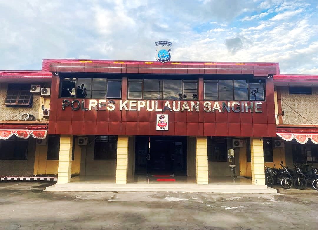 Mapolres Kepulauan Sangihe. (Foto: Ist)