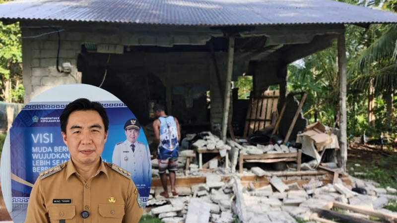 Ini 10 Langkah Pemkab Sangihe Tangani Dampak Gempa M 7,7 di Kepulauan Marore