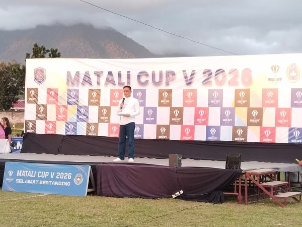 Sahaya Mokoginta, Mewakili Wali Kota, Tutup Turnamen Matali Cup V 2026 di Stadion Nunuk