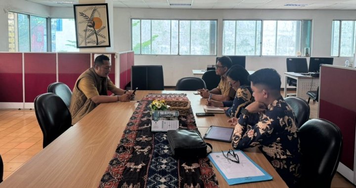 Audiensi antara Pemkab Kepulauan Sitaro dengan pihak Kemendagri. (foto: Kominfo Sitaro)