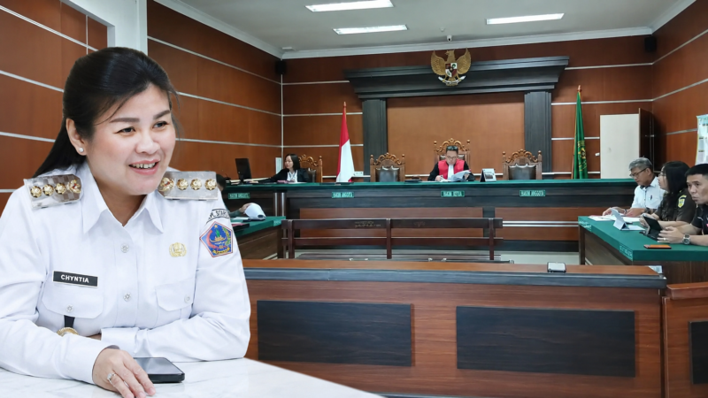 Praperadilan Ditolak, Status Tersangka Bupati Nonaktif Sitaro Chyntia Kalangit Dinyatakan Sah