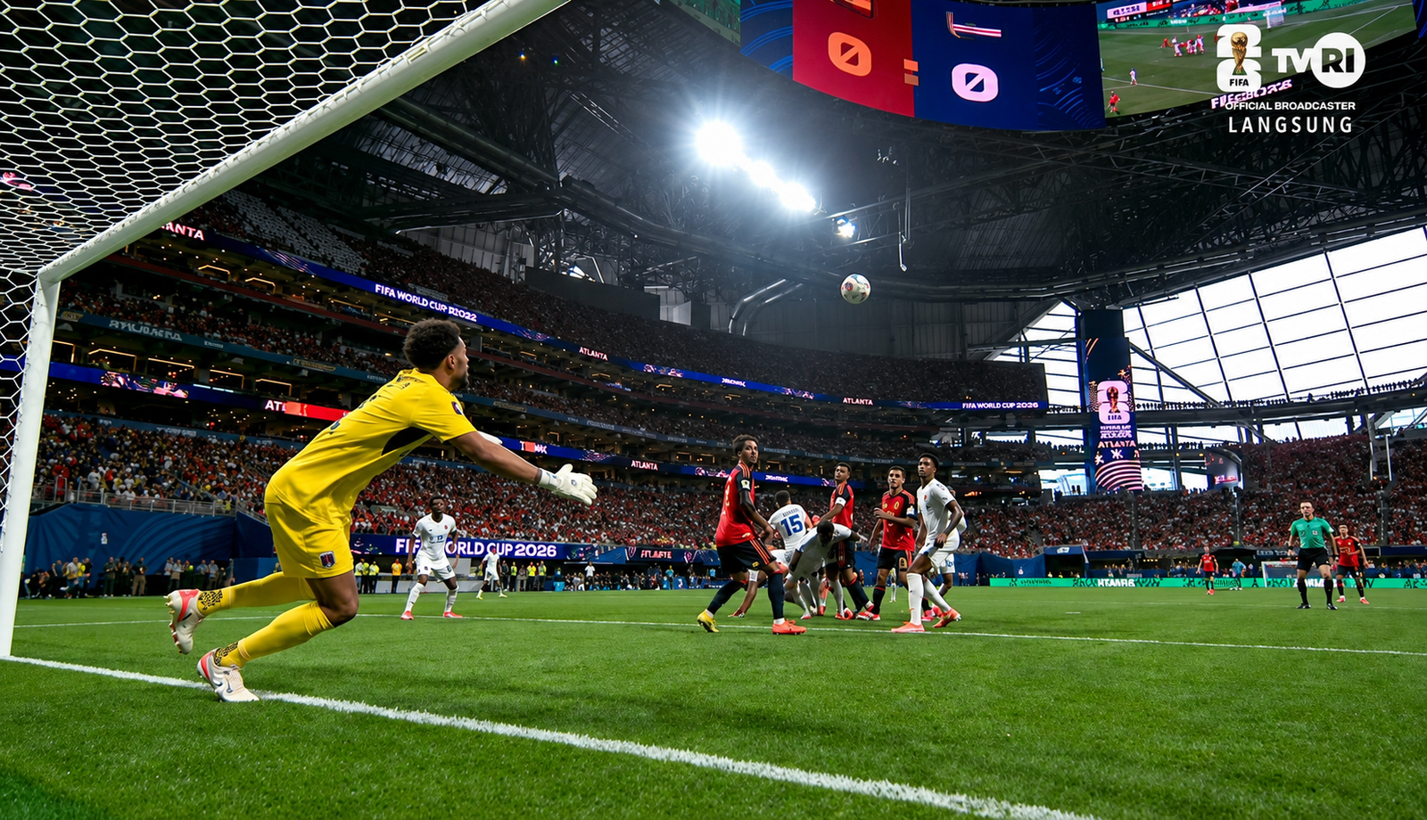 Aksi penyelamatan oleh penjaga gawang Tanjung Verde di laga perdana Piala Dunia FIFA 2026. (Foto: Ist)