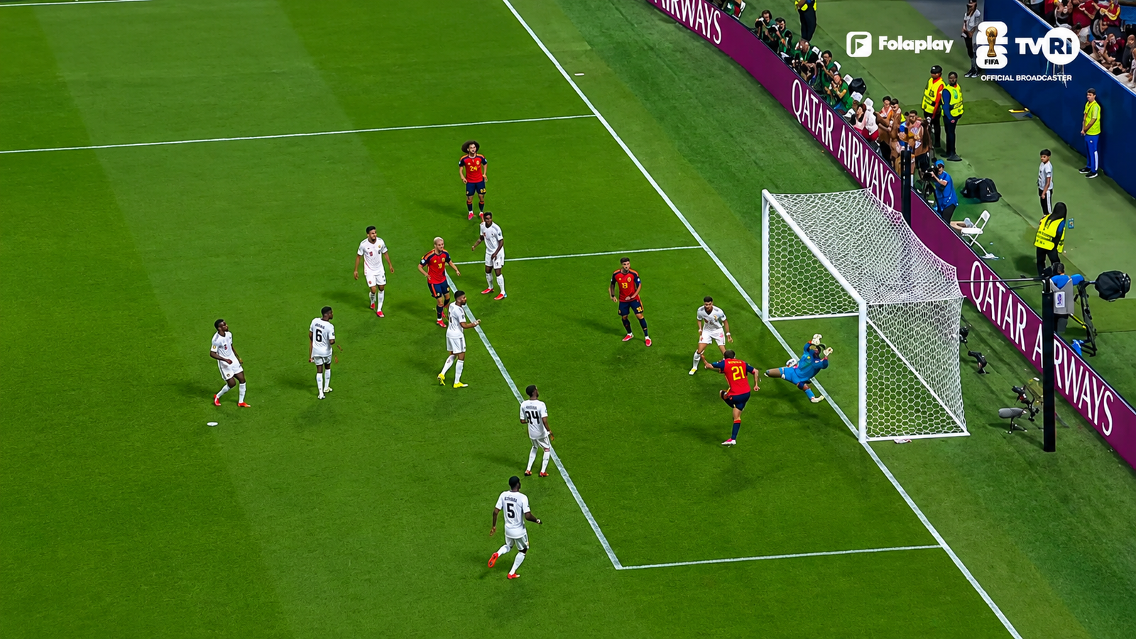 spanyol pesta gol