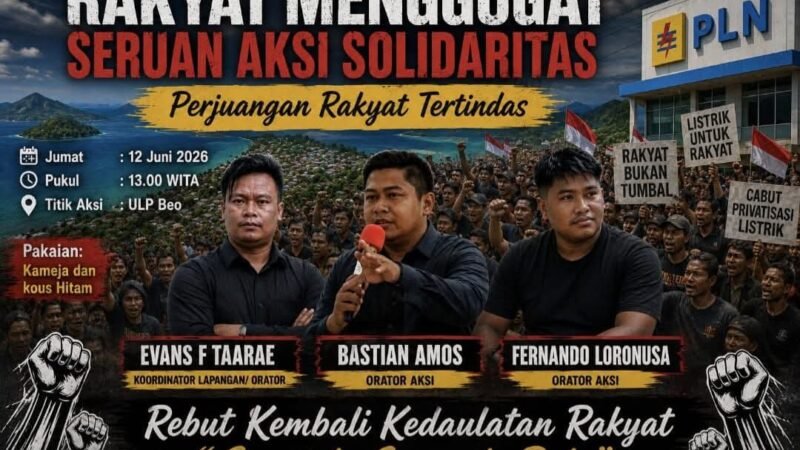 Ribuan Warga Talaud Bakal Datangi Kantor PLN Beo untuk Berunjuk Rasa