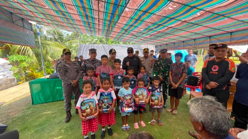 Bupati Sangihe Sisir Tiga Pulau Perbatasan, Pastikan Korban Gempa Segera Tertangani