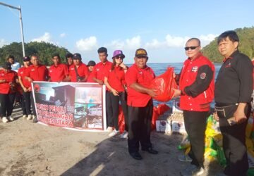 PDI Perjuangan Sangihe Tembus Pulau Terluar, Salurkan Bantuan Korban Gempa Marore