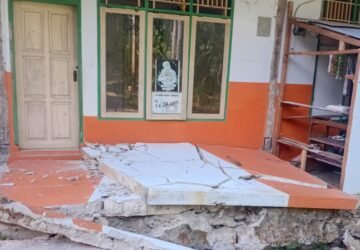 Gempa M 7,7 di Sangihe Rusak 24 Rumah, Gereja, Masjid, dan Sekolah di Kampung Matutuang