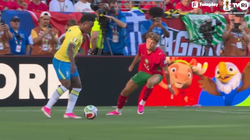 Brasil Ditahan Maroko 1-1 di East Rutherford, Vinicius Junior Selamatkan Selecao