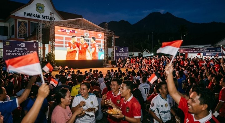 Demam Piala Dunia 2026, Pemkab Sitaro Fasilitasi Nobar Sebulan Penuh untuk Pererat Warga