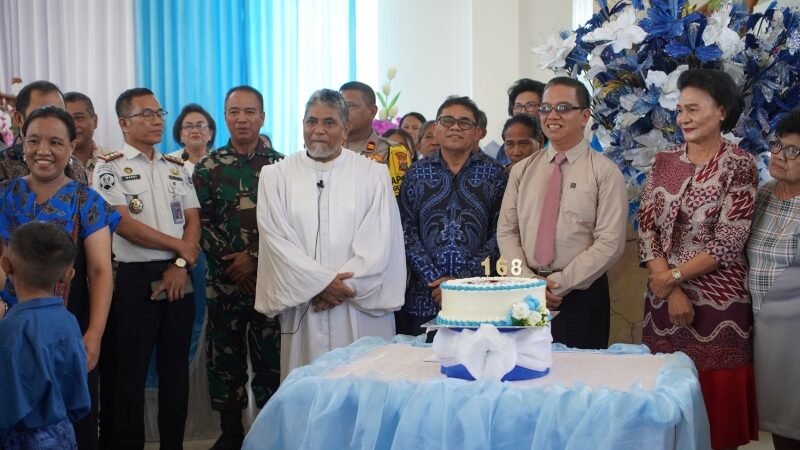 168 Tahun GMIST Imanuel Kelling Balehumara, Plt Bupati Sitaro: Jadilah Pilar Pembangunan dan Berkat bagi Sesama