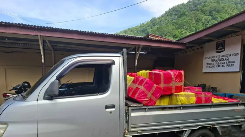 2.900 Kosmetik Diduga Asal Filipina Digagalkan TNI-Polri di Perbatasan Sangihe