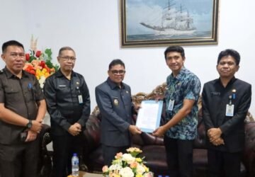 Jaga Stabilitas Birokrasi Sitaro, Heronimus Makainas Serahkan Mandat 5 Plt Kepala OPD