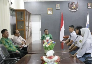 Wali Kota Sambut Calon Paskibraka Kotamobagu di Ruang Kerja, Beri Pesan Jaga Nama Daerah
