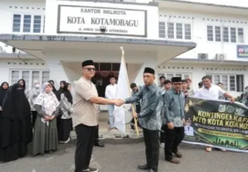 Sekda Kotamobagu Lepas 37 Kafilah MTQ ke-31 Sulawesi Utara, Tekankan Sportivitas dan Nama Baik Daerah