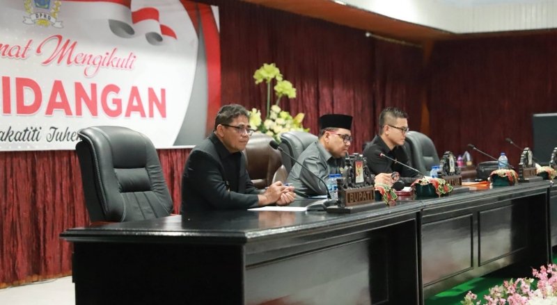 Agenda legislatif dan eksekutif di Gedung Rakyat DPRD Kabupaten Kepulauan Sitaro. (foto: Kominfo Sitaro)