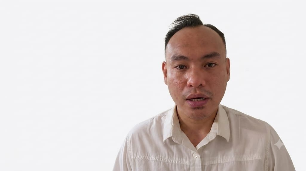 Ferdiland Moningka saat menampaikan permintaan maaf lewat akun media sosialnya. (Foto: Ist)