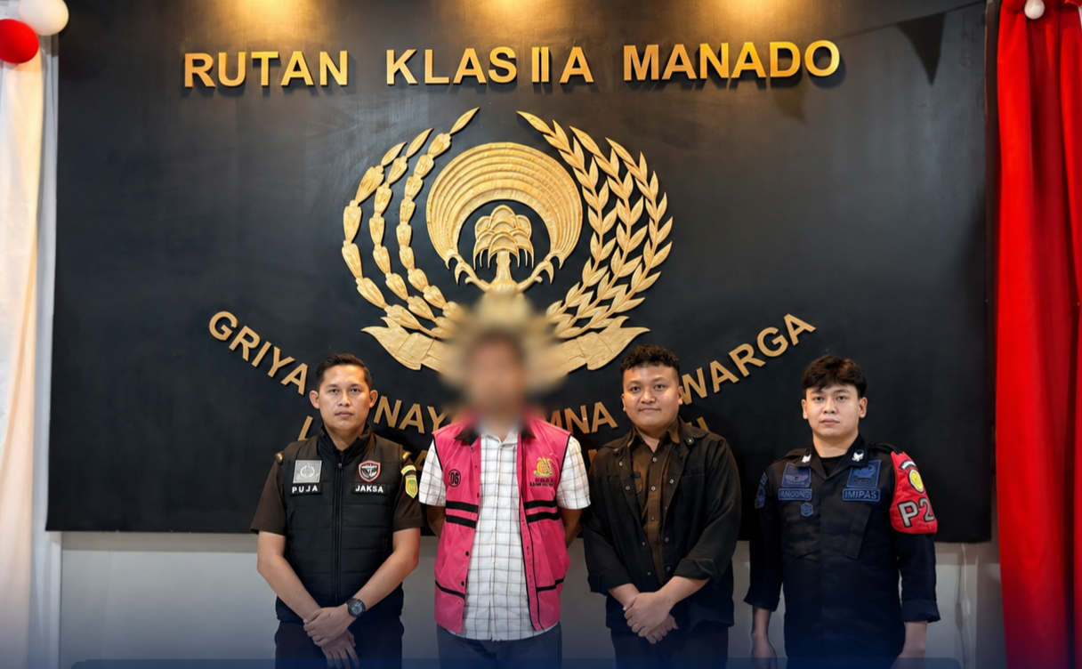 Tersangka tindak pidana korupsi pengadaan tanah di Talaud. (Foto: Ist)