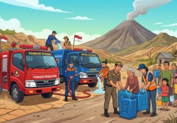 Satgas Penanggulangan Kemarau Gercep, Suplai Air Bersih ke Kampung-kampung di Sitaro