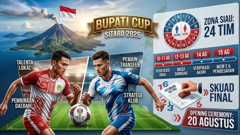 Adu Taktik Pemain Lokal dan Transfer: 24 Tim Siap Berlaga di Bupati Sitaro Cup 2026
