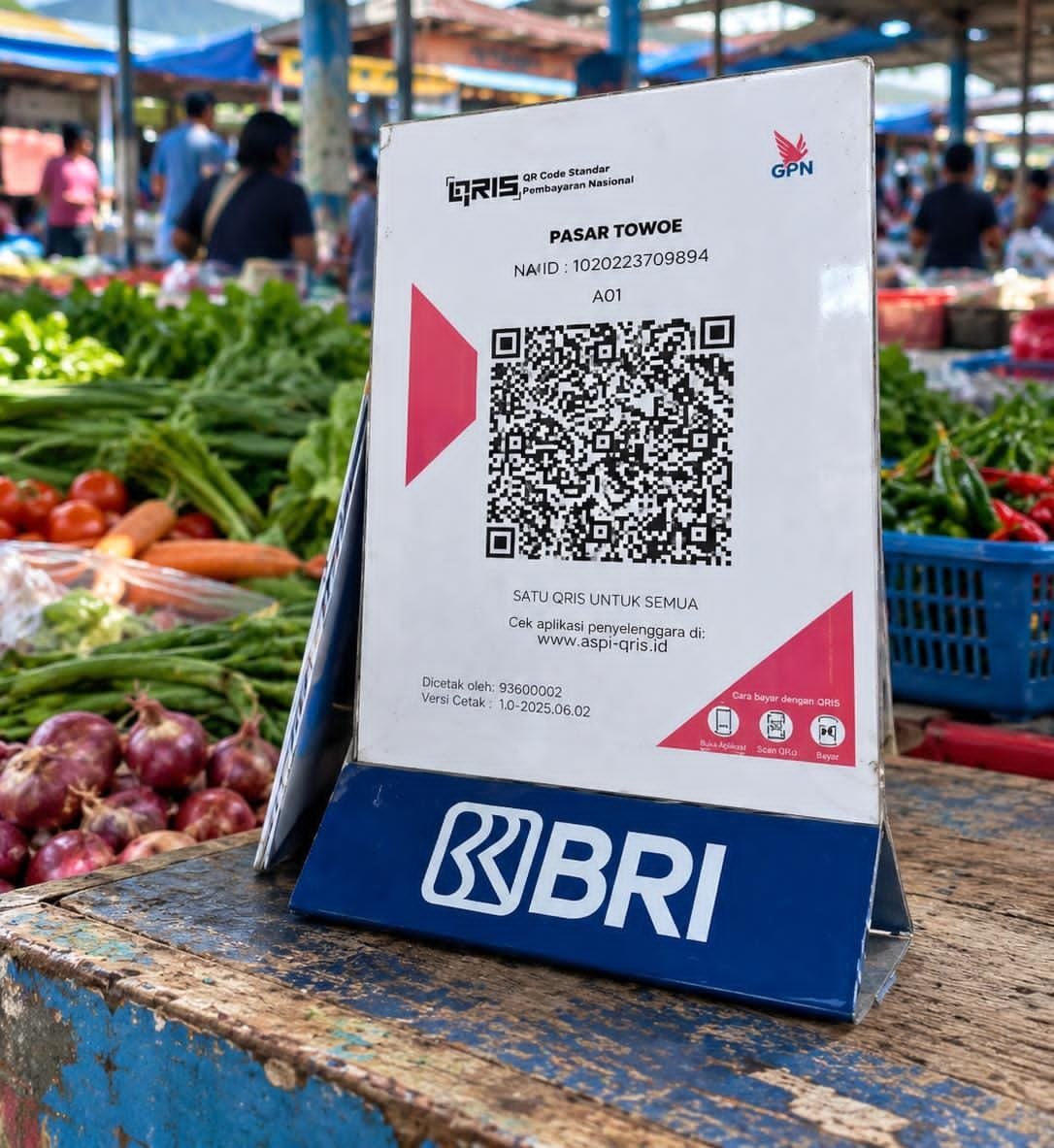 BRI Cabang Tahuna terus mendorong pemanfaatan QRIS sebagai salah satu pilihan pembayaran digital bagi masyarakat dan pelaku Usaha Mikro, Kecil dan Menengah (UMKM). (Foto: Ist)