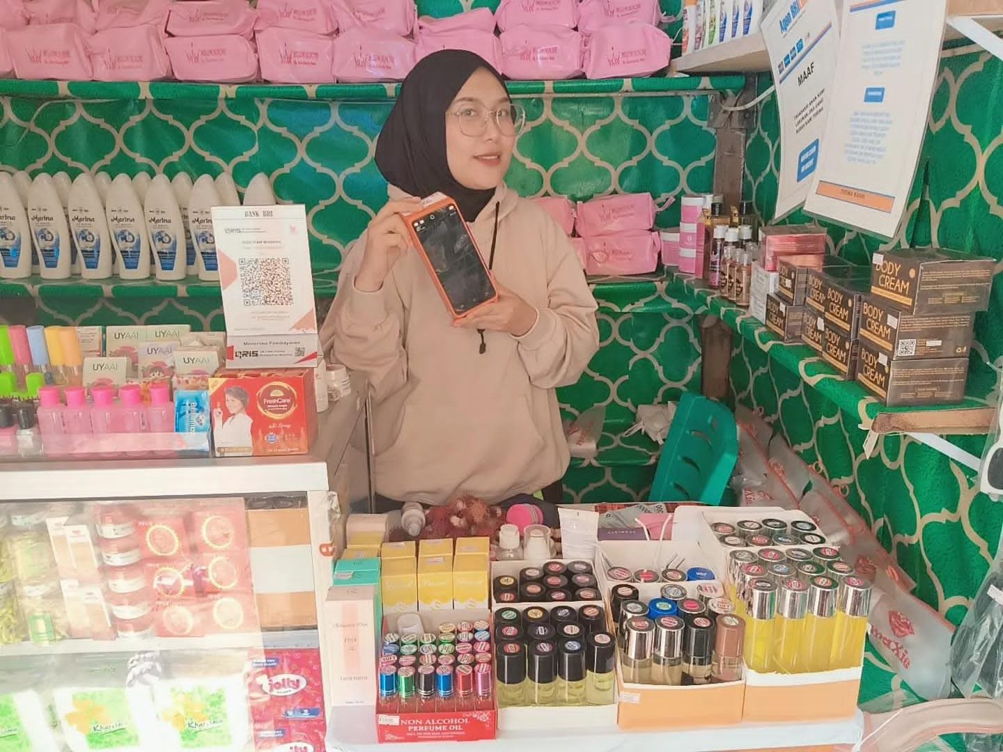 Foto: Salah satu AgenBRILink IYAM di Kampung Mala, Kecamatan Tabukan Utara. (Foto: Ist)