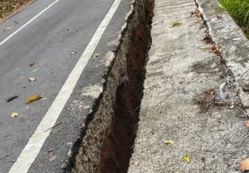 Proyek Jalan Rp50 Miliar Lebih di Sangihe Retak hingga Jebol, LSM Desak KPK Periksa
