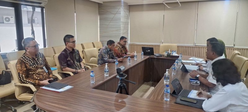 Tatap muka antara eksekutif dan legislatif Kabupaten Kepulauan Sitaro dengan pihak kementerian Perhubungan. (foto: Kominfo Sitaro)