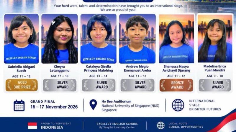 Enam Remaja dari Sangihe Tembus Grand Final Kompetisi Internasional di Singapura