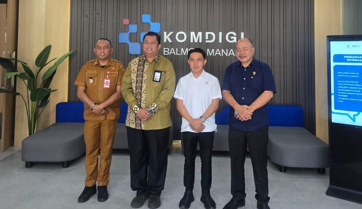 Pemkab dan DPRD Sangihe membahas penguatan SDM digital wilayah kepulauan dan perbatasan. (Foto: Ist)