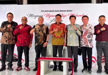 Hadiri Peluncuran Buku Olly Dondokambey, Ketua DPRD Sangihe Perjuangkan Anggaran Talud dan Jalan