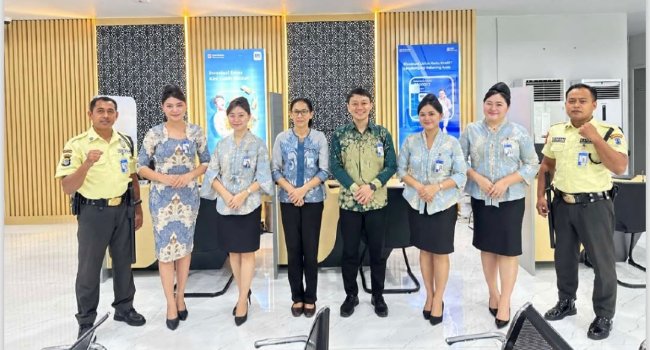 Semangat lestarikan budaya Indonesia melalui Batik digaungkan BRI Cabang Tahuna. (Foto: Ist)