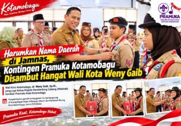 Wali Kota Weny Gaib Sambut Kepulangan Kontingen Pramuka dari Jamnas XII