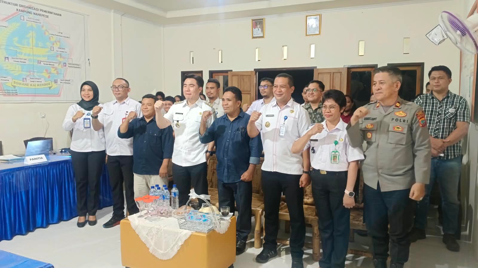 Pantau Kampanye Pemilihan Kapitalaung, Bupati Sangihe Ingatkan Para Calon Pentingnya Kebersamaan