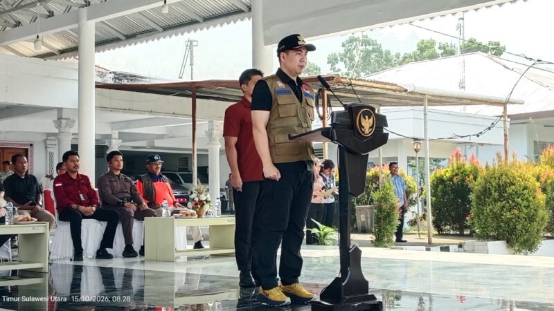 Bupati Sangihe Michael Thungari Resmi Tutup Operasi Penanganan Karhutla Gunung Awu