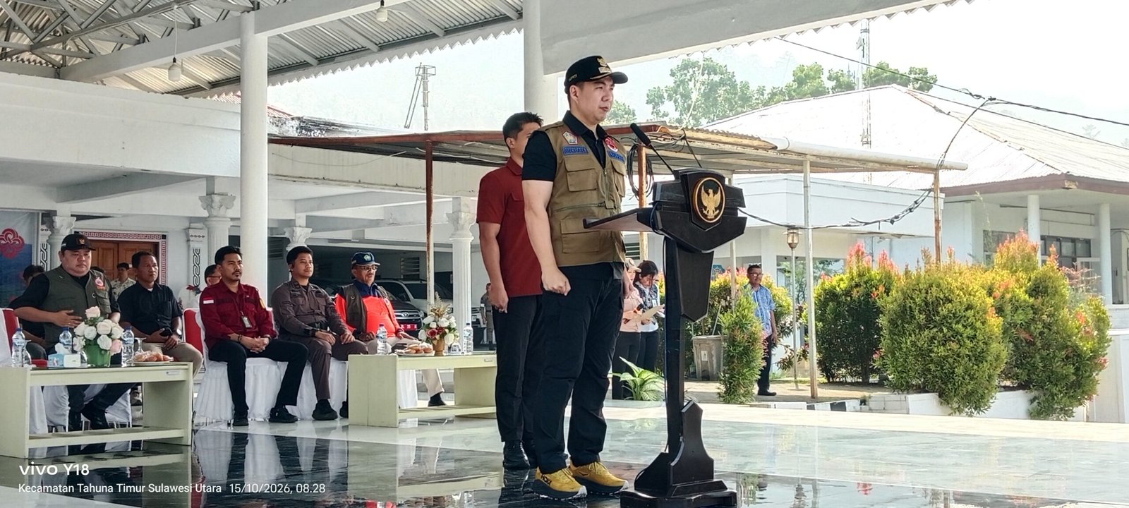 Bupati Sangihe Michael Thungari Resmi Tutup Operasi Penanganan Karhutla Gunung Awu