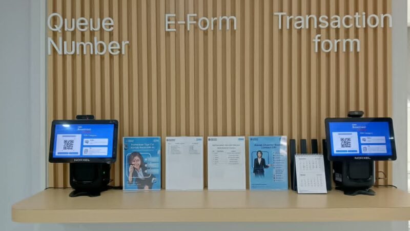 BRI Tahuna Perbarui Tampilan Mesin Antrean E-Form untuk Permudah Layanan Nasabah