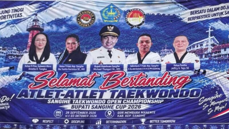 Bupati Sangihe Cup 2026 Diikuti 402 Atlet, Pemkab Tekankan Sportivitas dan Pembentukan Karakter
